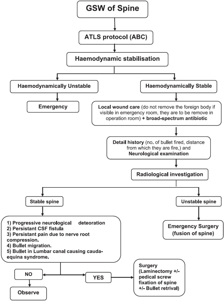 Penetrating Spine Injury Management — Figure 6